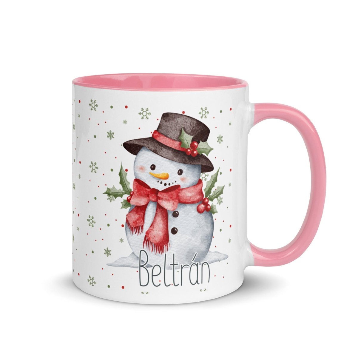 Taza Navidad Personalizada Muñeco Nieve Nanetes - Nanetes
